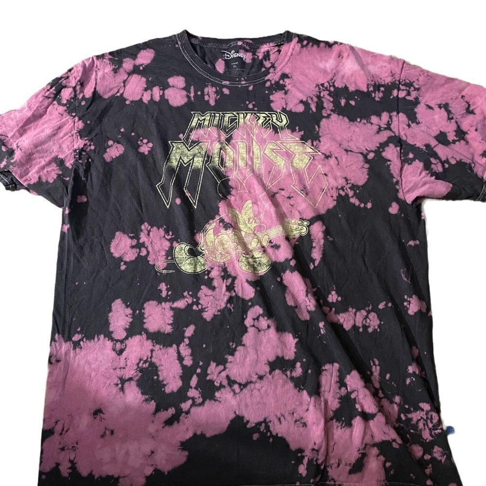 Mickey Mouse Rock and Roll Tie-Dye Tshirt